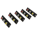 5 Packs RCA Female to RCA Female Interconnect Coupler Adapter, with Plastic