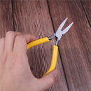DIY Mini Flat Nose Jewelry Pliers Practical Jewelry Handmade Steel Hand TooB TO