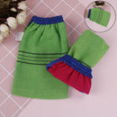 1Pc Exfoliating massage glove body-scrub glove bath skin care bath glove green3C