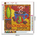 5D DIY Full Drill Diamond Painting Cross Stitch Embroidery Kit (Coffee04)