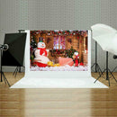 Christmas Background Cloth Happy New Year Photos Studio Snow Tree Star Backdrops