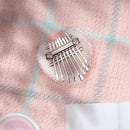 8 Keys Mini Crystal Kalimba Transparent Pocket Musical Finger Thumb Piano  A