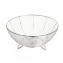 Stainless Steel Fruit Basket Kitchen Vegetable Drain Washing Basket Water F O5J5