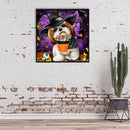 Halloween Diamond Painting 5D DIY Full Round Drill Picture Gift (Dog-W534)
