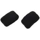 2 pieces 1.2 "Wide Black Elastic Ponytail Plait Bracelets Hair band hair ri