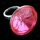 Colorful Plastic Diamond Rings Kid Christmas Stocking Fillers - Pcak of 5