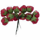 144pcs 2CM PE Rose Foam Mini Flower Bouquet Solid Color/wedding decoration