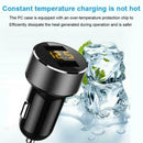 3.6A Fast Charging 2/Dual USB Car Charger LED Metal Universal For Phone Min Q9K9