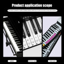 Removable Key Stickers for 37 49 54 61 88 Keys Electronic Keyboard Piano