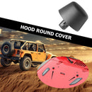 Hood Bump Stop Bonnet Bumper Cushion Black for Jeep Wrangler JK 2007-2017 A