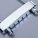 Chrome 6 String Guitar Tailpiece Open Frame Bridge For Archtop Guitar
