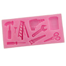 Silicone DIY Novelty Electrician Hardware Tools Fondant Cake Molds Cupcake