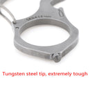 Stainless Steel outdoor camping survival tools key chain/ring/buckle edc tooR`US