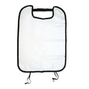 Children Car Seat Back Protector Clear Cover Case for Kick Mat (Black Side)