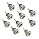 10x Metal Guitar Strap Lock Button Buckles For Guitar Ukulele Replacement