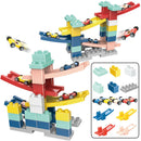 Car Racing Slide Track Building Blocks Children Educational Toys Random