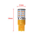 1* T20 7440 LED Car Light Bulb 3030 35SMD Error Free Turn Signal Stop Anti-Hyper