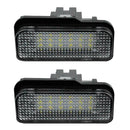 2pcs LED License Plate Lights for W211 W203 5D W219 R171 Number Plate Lamps