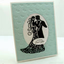 Romantic Dancing Lovers Wedding Cutting Dies For Scrapbooking Card Craft DecorSP