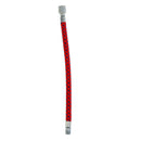 5 Pieces Red Air Pump Inflator Extension Hose, High Pressure Schrader Valve for