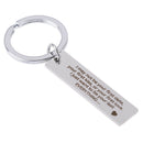 Keychain Gifts I May Not Be Your First Date Stainless Steel Engraved Key Ring FT