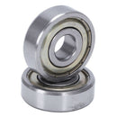 2 Pcs 6200ZZ 10mm x 30mm x 9mm Double Shielded Ball Bearings W5Y5