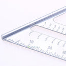 Aluminium Alloy Roofing Square 7" Measuring Miter Framing Carpenter DIY Tool Kit