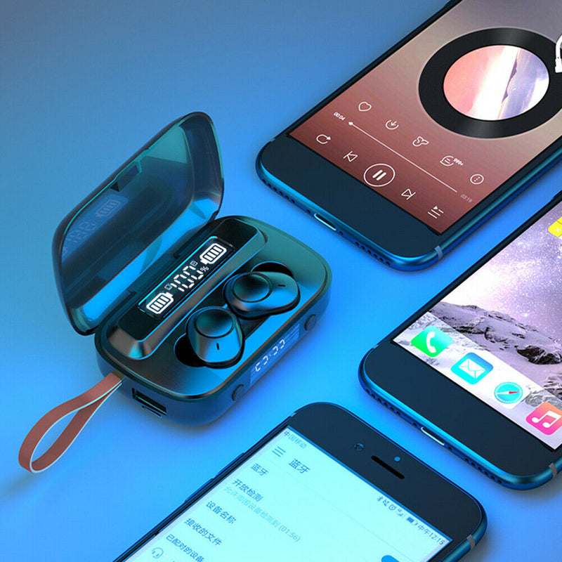 Wireless Bluetooth 5.1 Earphones Headphones TWS Mini Earbuds Waterproof Headset