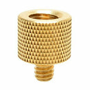 3/8'' Female to 1/4'' Male Tripod Thread Reducer Screw Adapter Golden Coppe P8Y6