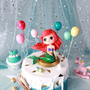 Balloons Cupcake Picks Happy Birthday Cake Toppers For Wedding Party Decor LJ