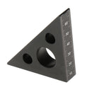 Square Triangle Protractor Framing Measure Ruler 45 90 Degree Carpenter Tool