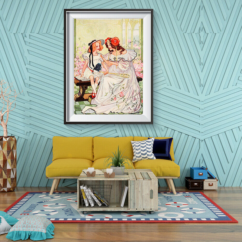 1000pcs Mother and Daughter DIY Jigsaw Puzzle Painting Picture Decoration