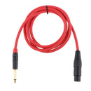 Shielded 6.5mm 1/4 inch Male to XLR 3Pin Female Patch Cable Audio Sound 1.5M /