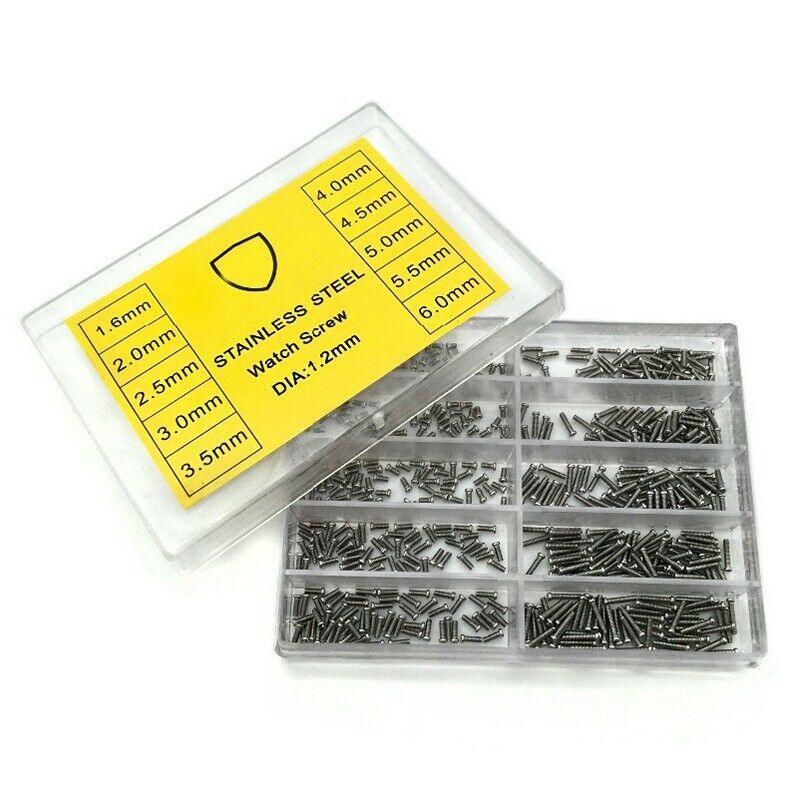 1.2Mm Stainless Steel Assorted Screws Watch Tools For Repairs Watch 10 Size G9J6