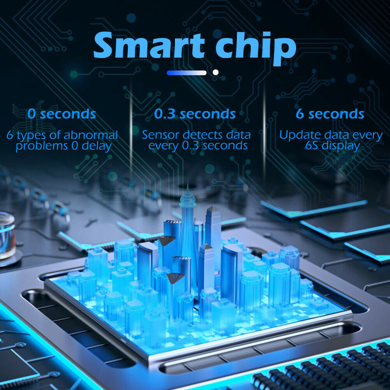 AN05 Solar Car TPMS Tire Pressure Monitoring Temp Alarm System (External)