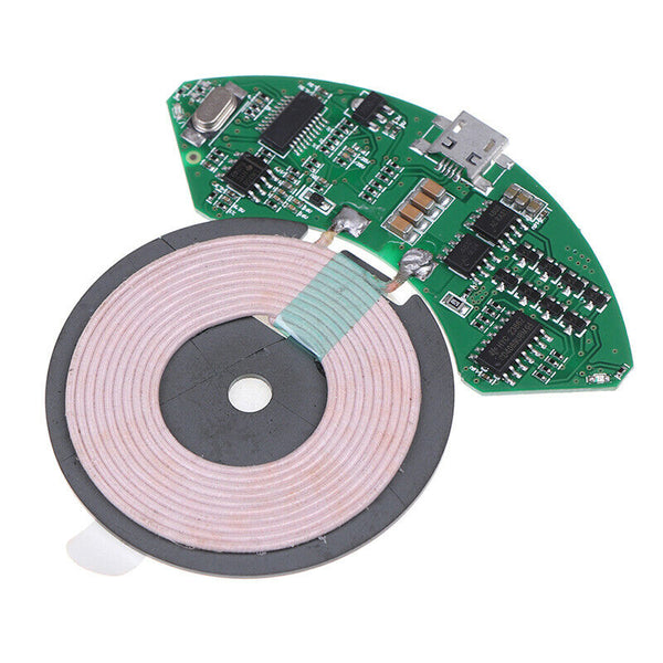 10WFast Wireless Charger Module Transmitter PCBA Circuit Board + Coil Chargi%!