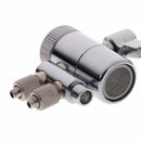 Water Filter Faucet Dual Diverter Valve M22 To 1/4" Chrome Plated Brass Hot