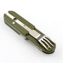 4 in 1 Outdoor Tableware (Fork/Spoon//Bottle Opener) Camping Utensils