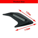 2pcs Universal Decorative Car Air Flow Intake Hood Scoop Bonnet Vent Covers