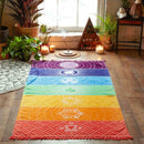 1 x Rainbow Beach Towel Gym Mat Microfiber Swimming Spa Sport Outdoor 150*75cm