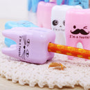 Super Cute Tooth Pattern Pencil Sharpener School Kid's Office Supplies 3C