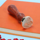 Copper Head Wax Sealing Stamp DIY Envelope Card Decor Seal with Handle(F35)