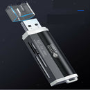USB 2.0 Memory Card Reader Adapter for Micro SD TF M2 MS Black
