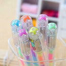 6 Color Creative Highlighters Gel Pen School Office Stationery Supplies 1PC N8L8