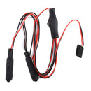 RC Drift Car Parts 2 LED Bright Taillight Lighting for 1/10 D90 SCX10 Truck