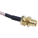 6.5 inch SMA Male to SMA Female Jack Coaxial Coax Pigtail Cable