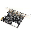 4 Port Usb 3.0 Pci-E Expansion Card Pci Express Pcie Usb 3.0 Hub Adapter 4- P9V7