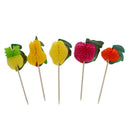 Approx. 50pcs Fruit Cake Decoration Cupcake Picks