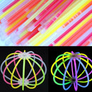 1Box 7 Color Glow Sticks Light Sticks Shinning Fluorescence Light Brace Hn