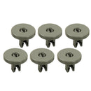 6pcs Universal Dishwasher Lower Basket Wheel Roller 40mm